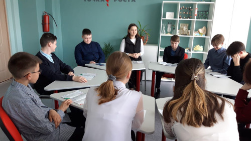 Встреча с обучающимися 9 класса Ивановской средней школы городского округа Ступино Московской области
